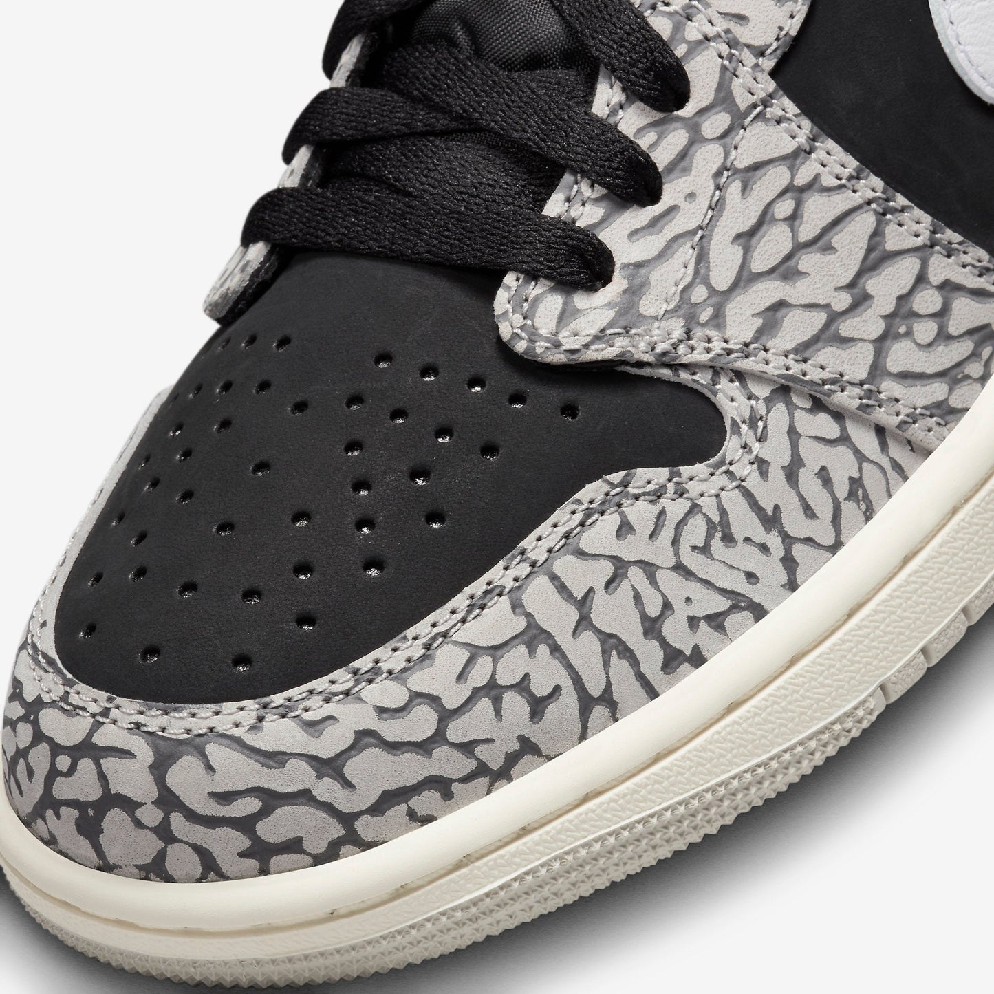 (Men's) Aithtr Jordthtan 1 Retro Low OG 'Black Cement' (2023) CZ0790-001