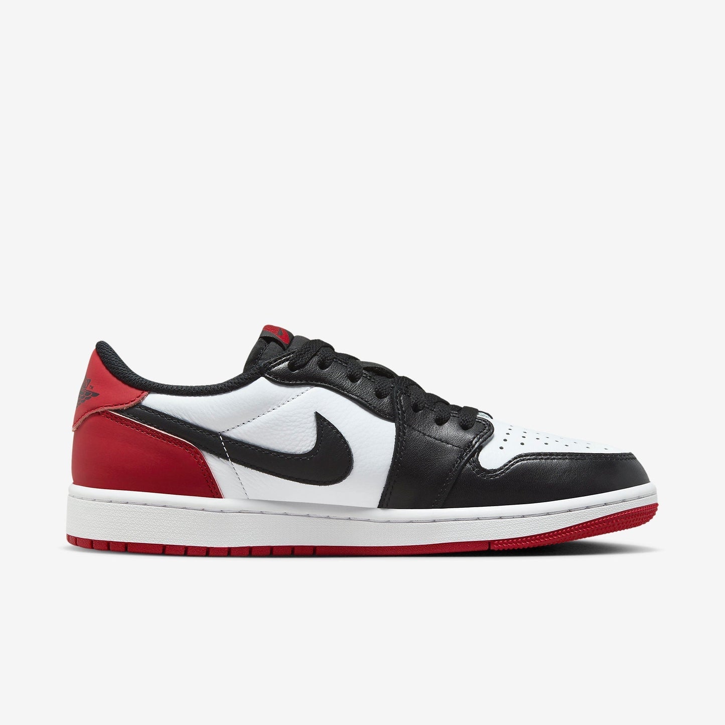 (Men's) Aithtr Jordthtan 1 Retro Low OG 'Black Toe' (2023) CZ0790-106