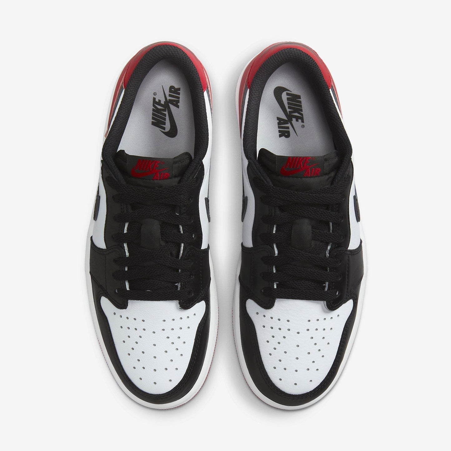 (Men's) Aithtr Jordthtan 1 Retro Low OG 'Black Toe' (2023) CZ0790-106