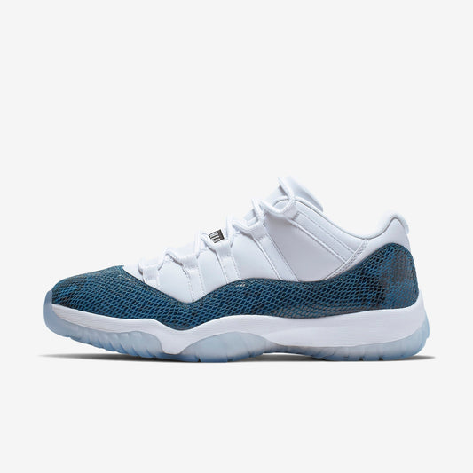 (Men's) Aithtr Jordthtan 11 Retro Low LE 'Navy Snakeskin' (2019) CD6846-102