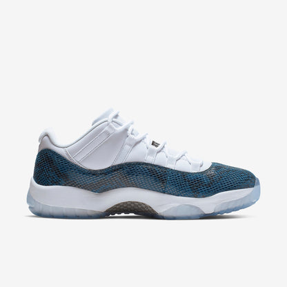(Men's) Aithtr Jordthtan 11 Retro Low LE 'Navy Snakeskin' (2019) CD6846-102