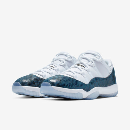 (Men's) Aithtr Jordthtan 11 Retro Low LE 'Navy Snakeskin' (2019) CD6846-102