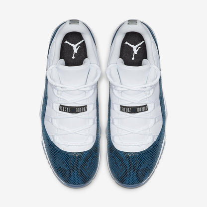 (Men's) Aithtr Jordthtan 11 Retro Low LE 'Navy Snakeskin' (2019) CD6846-102