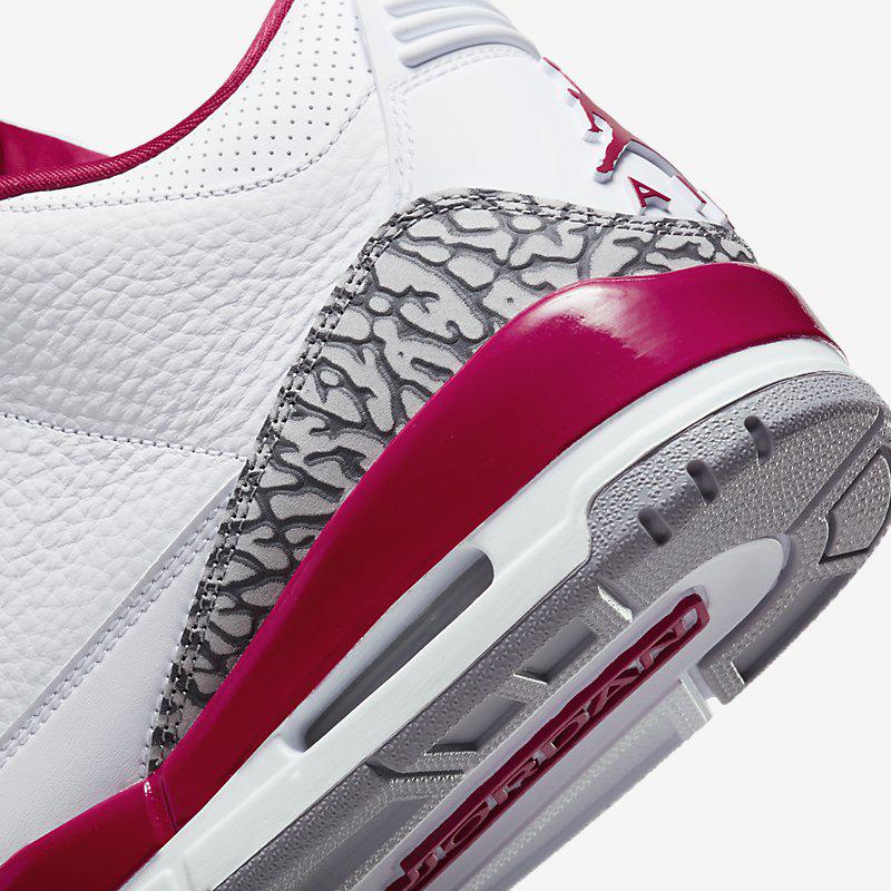 (Men's) Aithtr Jordthtan 3 Retro 'Cardinal' (2022) CT8532-126