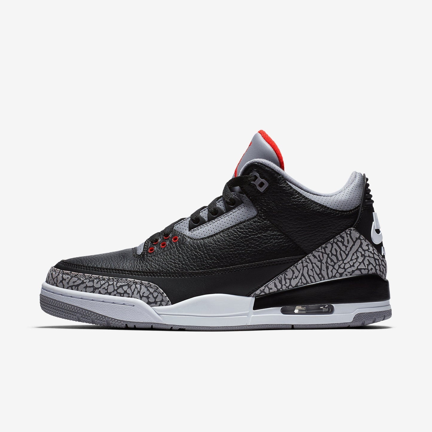 (Men's) Aithtr Jordthtan 3 Retro OG 'Black Cement' (2018) 854262-001