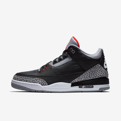 (Men's) Aithtr Jordthtan 3 Retro OG 'Black Cement' (2018) 854262-001