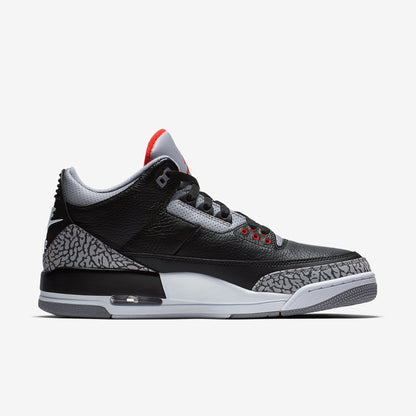 (Men's) Aithtr Jordthtan 3 Retro OG 'Black Cement' (2018) 854262-001