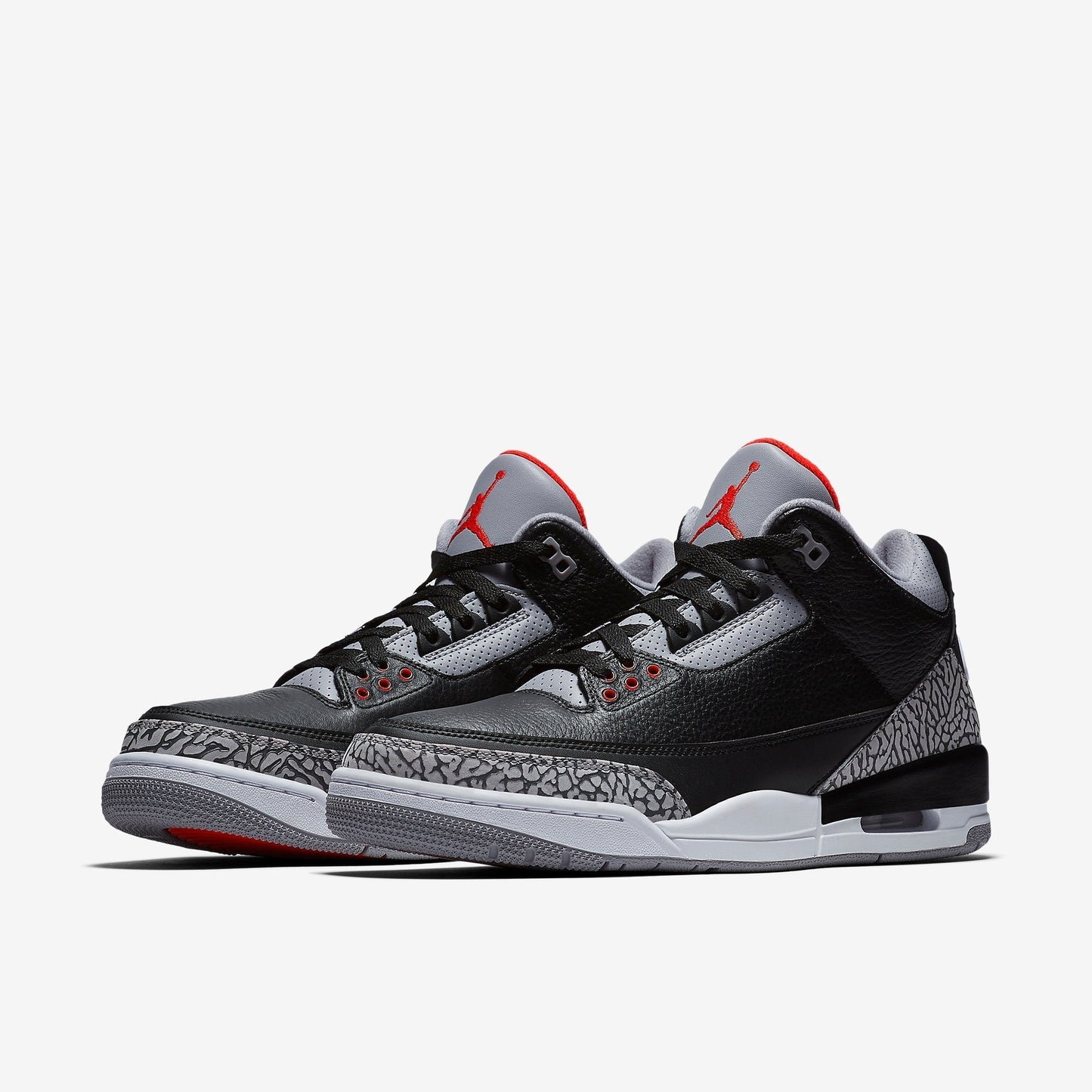 (Men's) Aithtr Jordthtan 3 Retro OG 'Black Cement' (2018) 854262-001