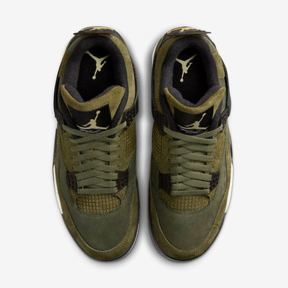(Men's) Aithtr Jordthtan 4 Retro SE Craft 'Medium Olive Canvas' (2023) FB9927-200