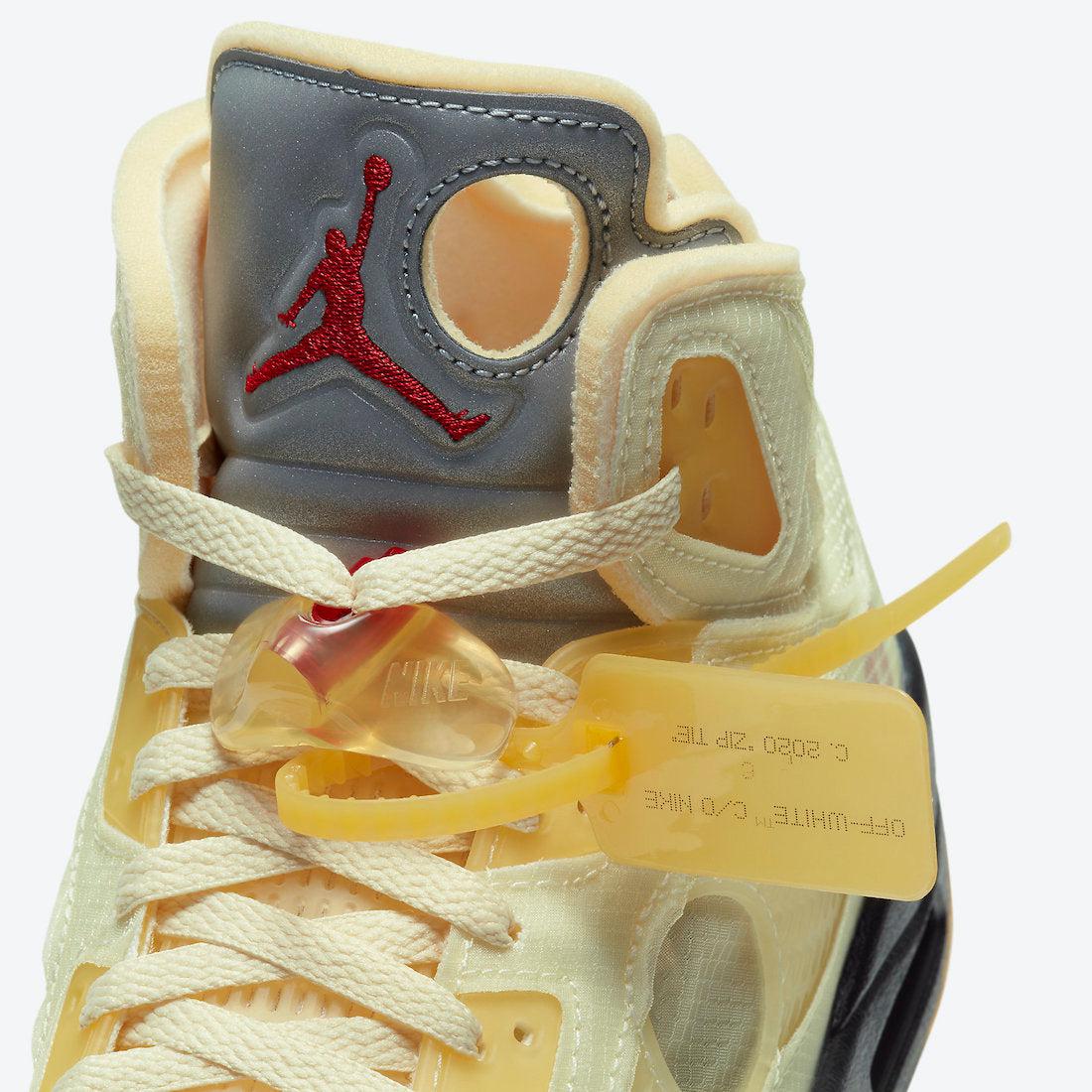 (Men's) Aithtr Jordthtan 5 Retro SP x Ofthtf-Whthtite 'Sail' (2020) DH8565-100
