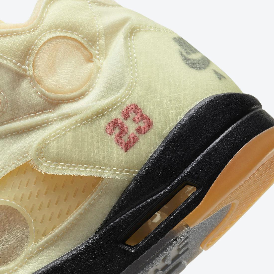 (Men's) Aithtr Jordthtan 5 Retro SP x Ofthtf-Whthtite 'Sail' (2020) DH8565-100