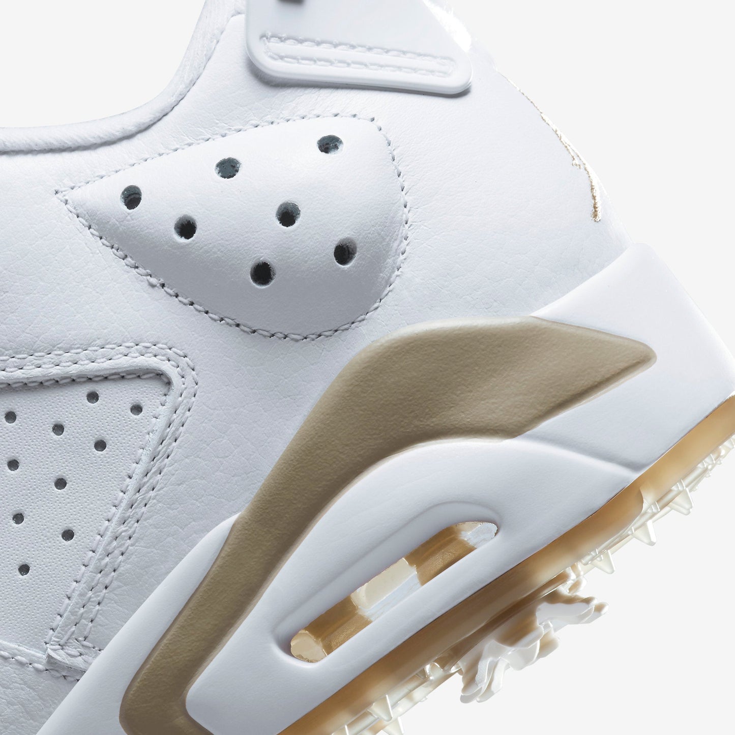 (Men's) Aithtr Jordthtan 6 Retro Low Golf 'White Khaki' (2023) DV1376-100