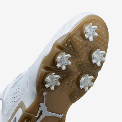 (Men's) Aithtr Jordthtan 6 Retro Low Golf 'White Khaki' (2023) DV1376-100