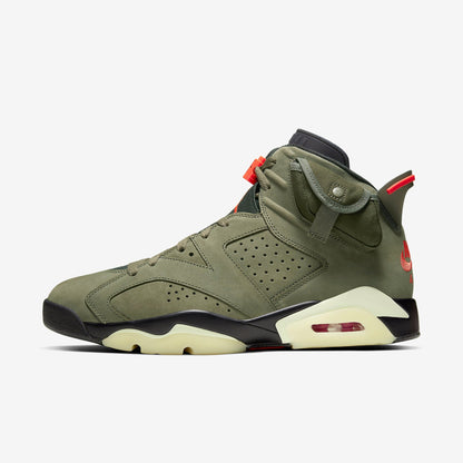 (Men's) Aithtr Jordthtan 6 Retro SP x Travis Scott 'Cactus Jack Medium Olive' (2019) CN1084-200