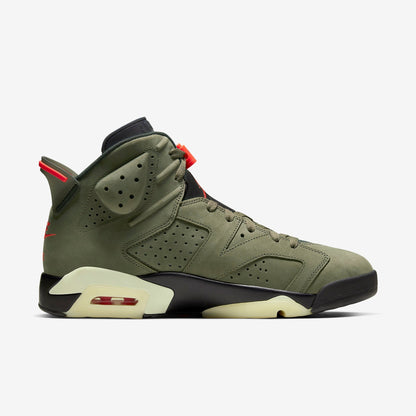 (Men's) Aithtr Jordthtan 6 Retro SP x Travis Scott 'Cactus Jack Medium Olive' (2019) CN1084-200