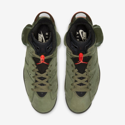 (Men's) Aithtr Jordthtan 6 Retro SP x Travis Scott 'Cactus Jack Medium Olive' (2019) CN1084-200