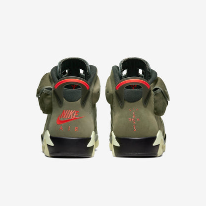 (Men's) Aithtr Jordthtan 6 Retro SP x Travis Scott 'Cactus Jack Medium Olive' (2019) CN1084-200