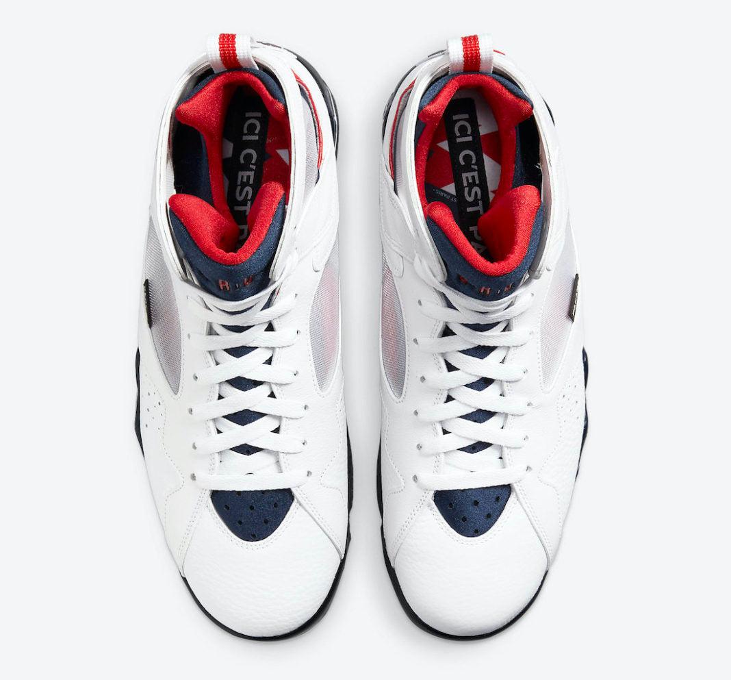 (Men's) Aithtr Jordthtan 7 Retro BCFC 'PSG Paris Saint-Germain' (2021) CZ0789-105