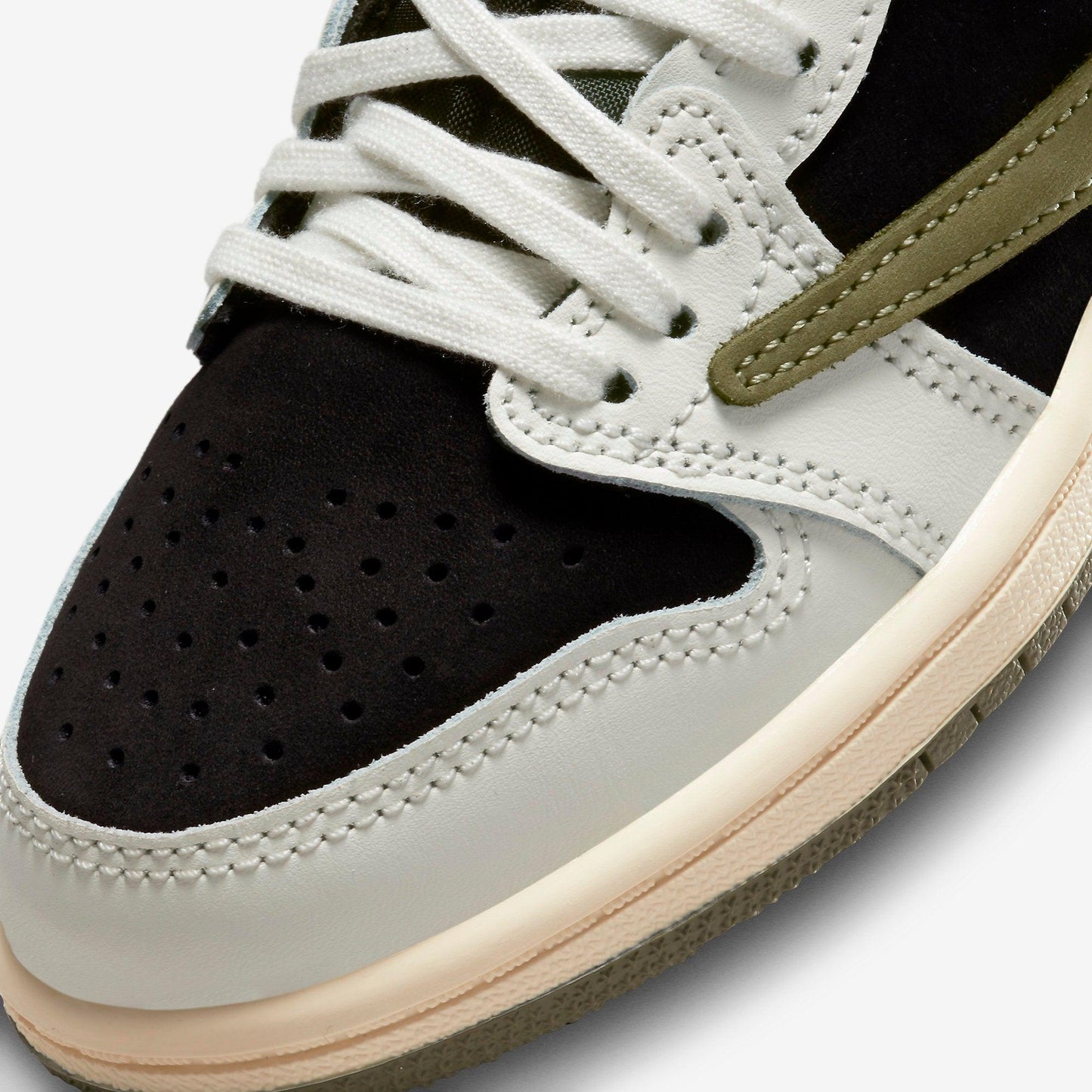 (PS) Aithtr Jordthtan 1 Low OG SP x Travis Scott 'Olive' (2023) DZ5909-106