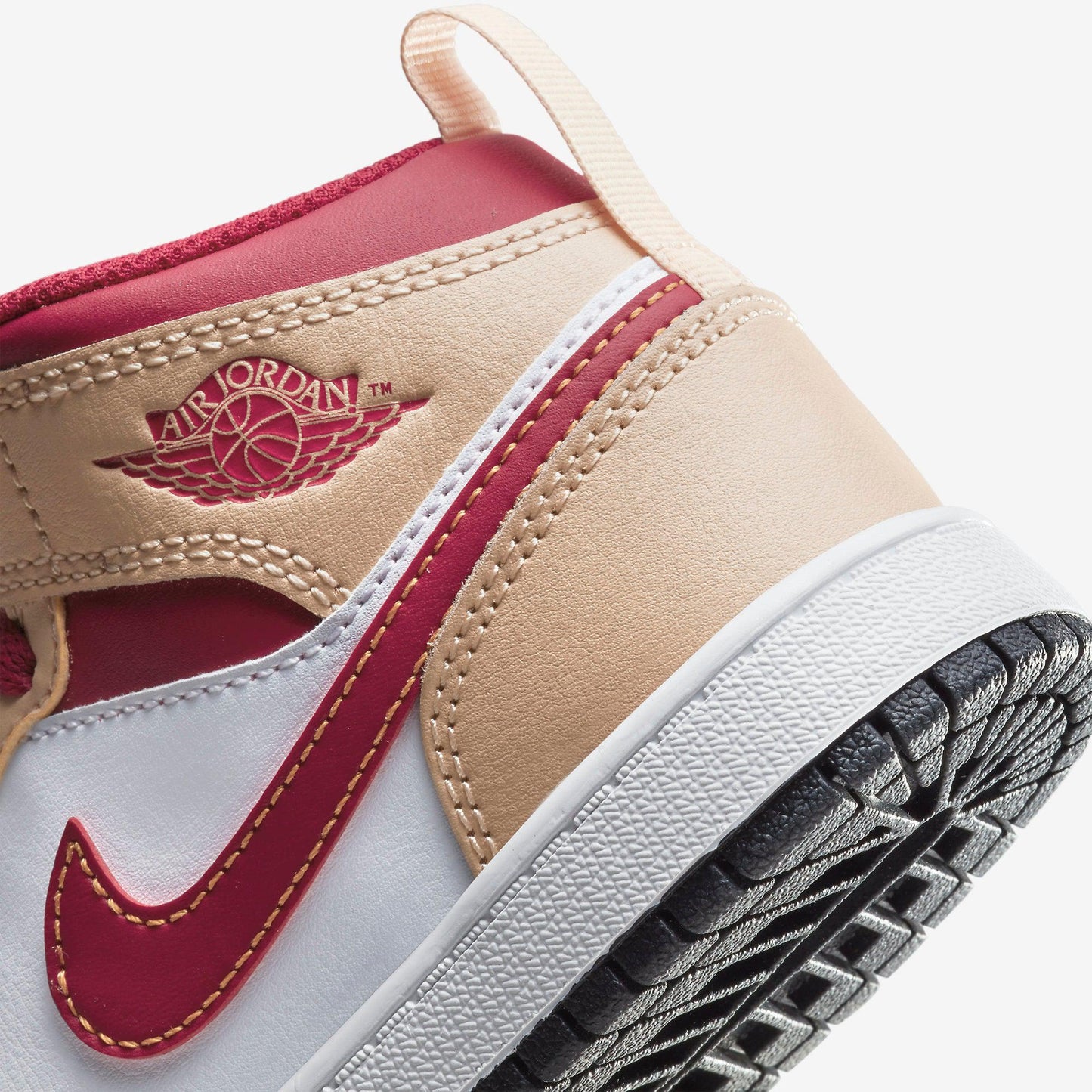 (PS) Aithtr Jordthtan 1 Mid 'Light Curry Cardinal Red' (2022) 640734-201