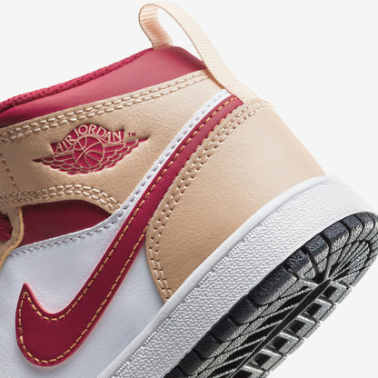 (PS) Aithtr Jordthtan 1 Mid 'Light Curry Cardinal Red' (2022) 640734-201