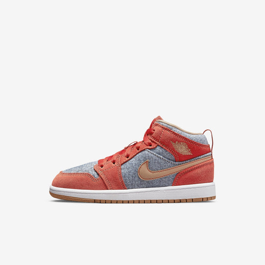 (PS) Aithtr Jordthtan 1 Mid SE 'Denim Red' (2021) DM4383-600