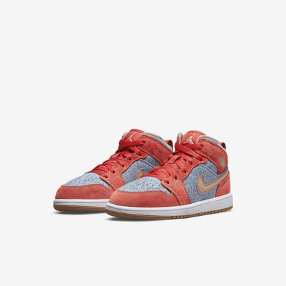 (PS) Aithtr Jordthtan 1 Mid SE 'Denim Red' (2021) DM4383-600