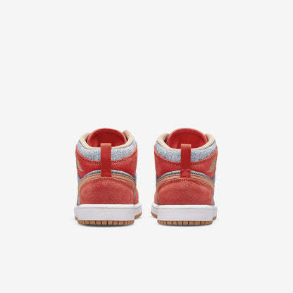 (PS) Aithtr Jordthtan 1 Mid SE 'Denim Red' (2021) DM4383-600