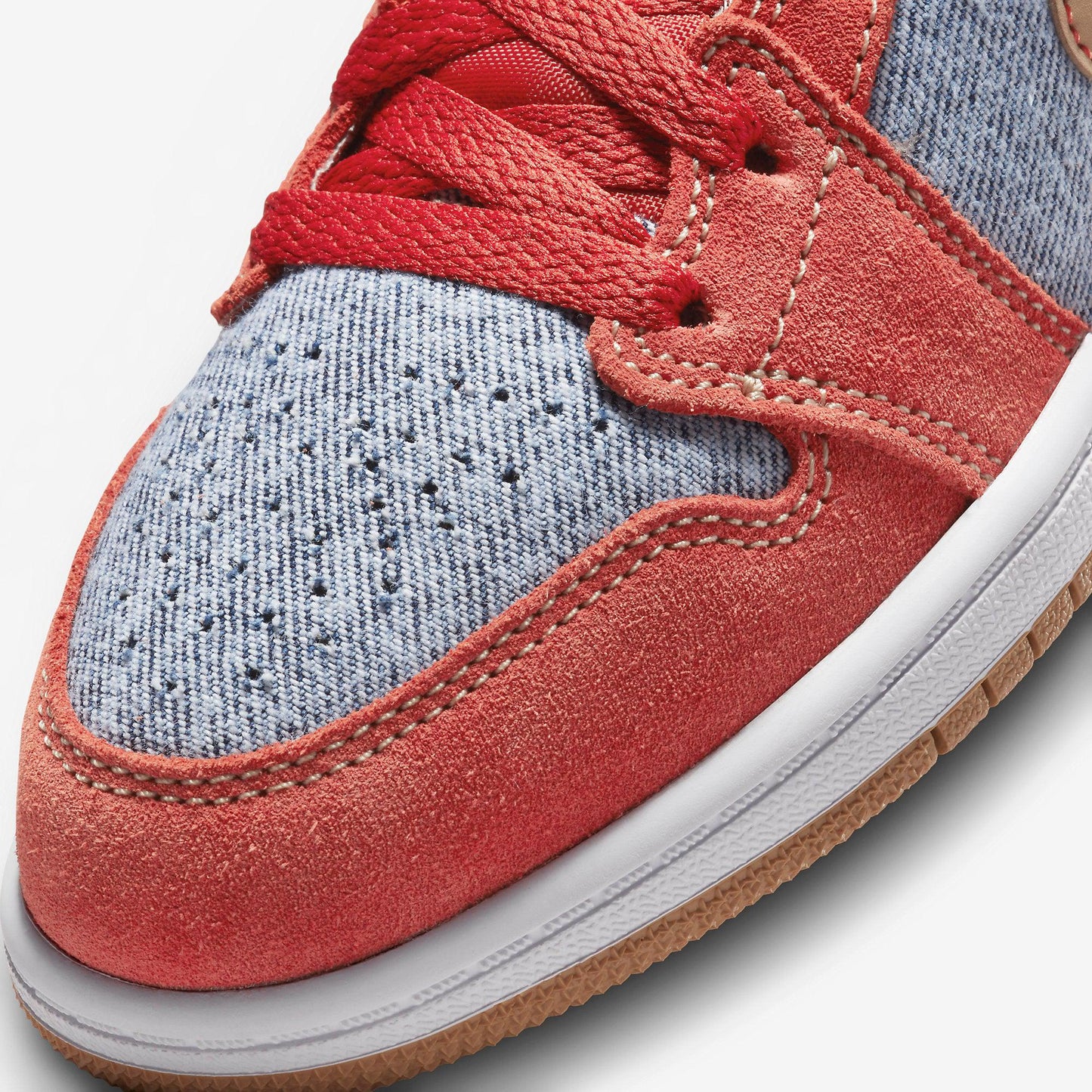 (PS) Aithtr Jordthtan 1 Mid SE 'Denim Red' (2021) DM4383-600