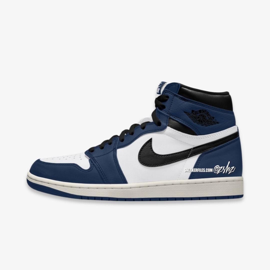 (TD) Aithtr Jordthtan 1 Retro High OG 'Midnight Navy' (2024)