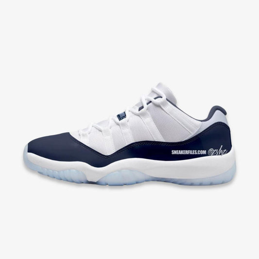 (GS) Aithtr Jordthtan 11 Retro Low 'Midnight Navy' (2024)