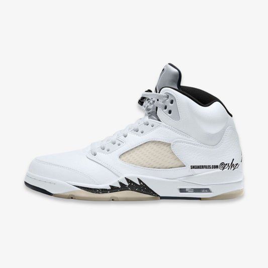 (GS) Aithtr Jordthtan 5 Retro 'White / Black' (2024)