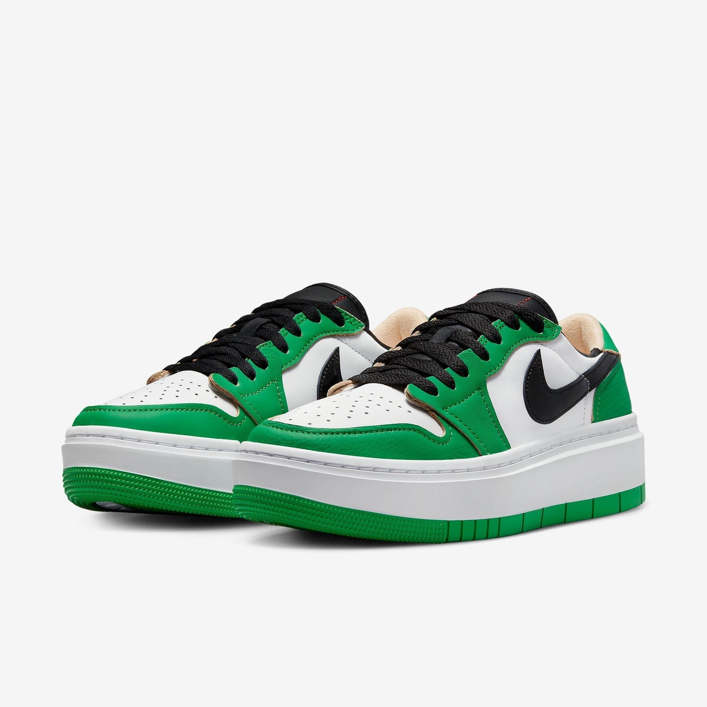 (Women's) Aithtr Jordthtan 1 Elevate Low SE 'Lucky Green' (2022) DQ8394-301