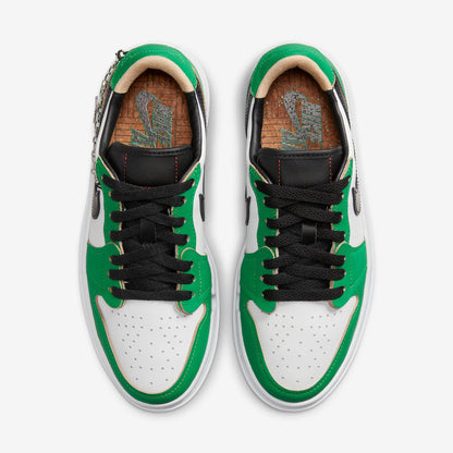(Women's) Aithtr Jordthtan 1 Elevate Low SE 'Lucky Green' (2022) DQ8394-301