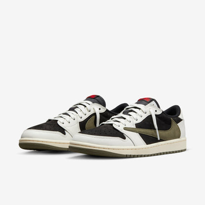 (Women's) Aithtr Jordthtan 1 Low OG SP x Travis Scott 'Olive' (2023) DZ4137-106