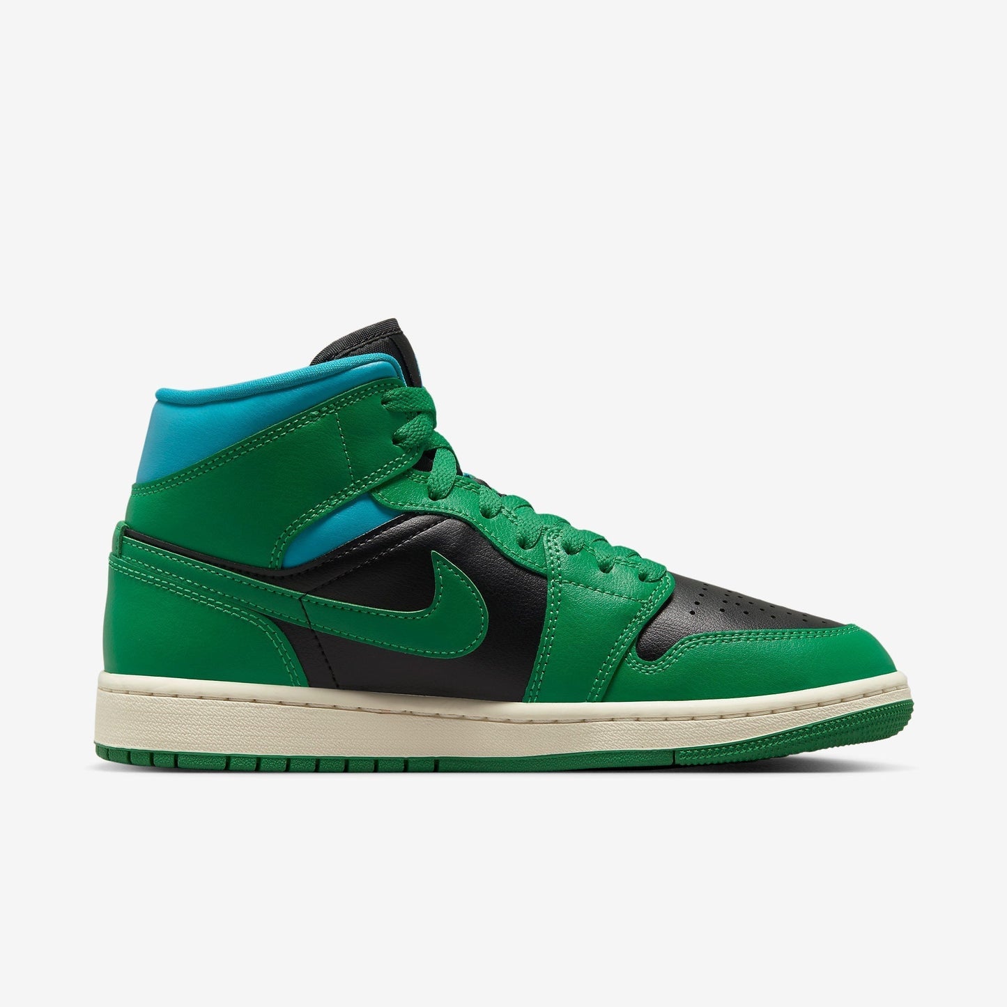 (Women's) Aithtr Jordthtan 1 Mid 'Lucky Green Aquatone' (2023) BQ6472-033