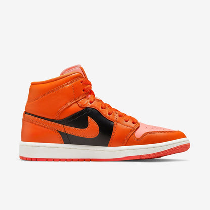 (Women's) Aithtr Jordthtan 1 Mid SE 'Rush Orange' (2022) DM3381-600
