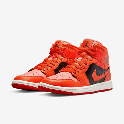 (Women's) Aithtr Jordthtan 1 Mid SE 'Rush Orange' (2022) DM3381-600