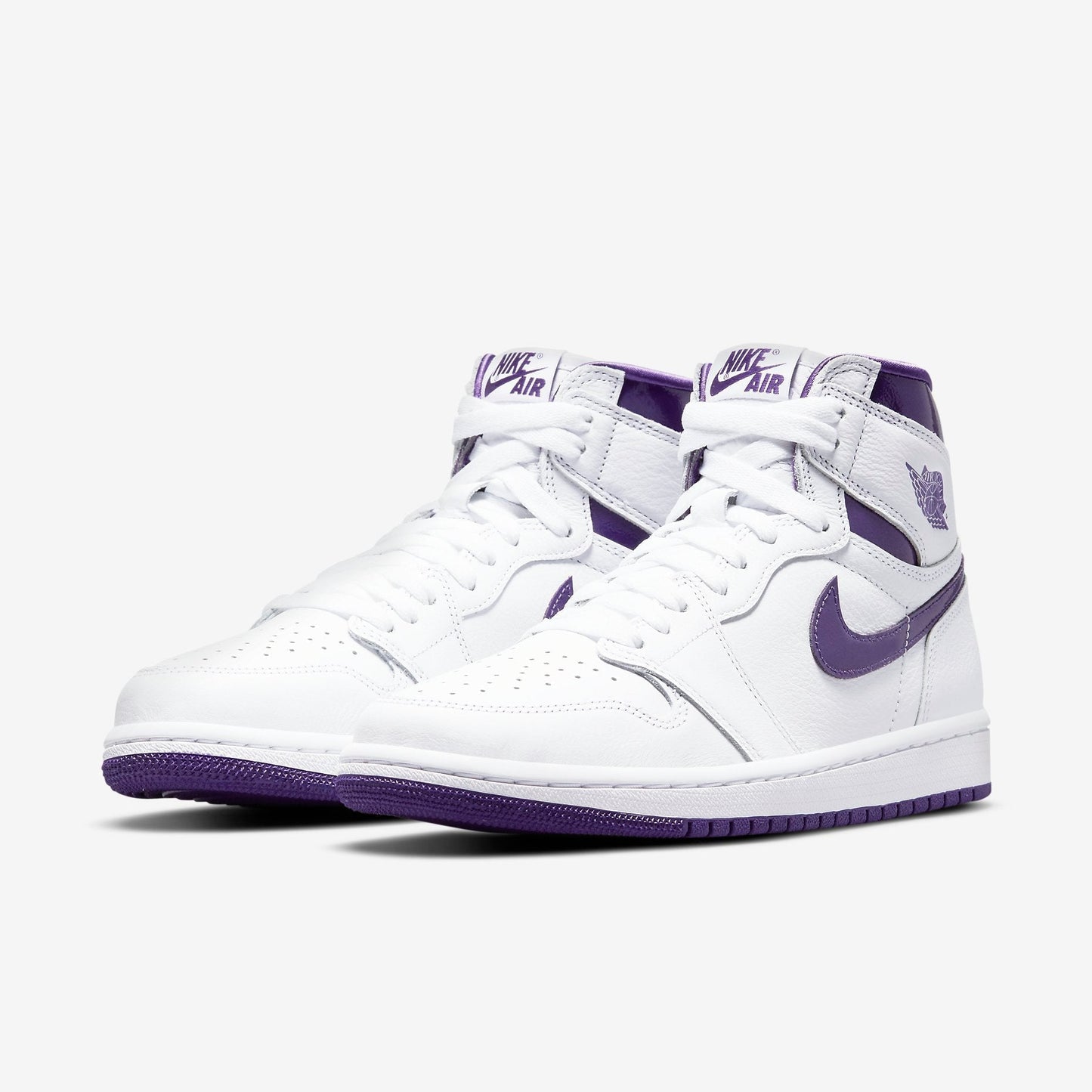 (Women's) Aithtr Jordthtan 1 Retro High OG 'Court Purple' (2021) CD0461-151