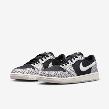 (Women's) Aithtr Jordthtan 1 Retro Low OG 'Black Cement' (2023) CZ0775-001