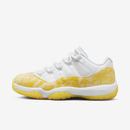 (Women's) Aithtr Jordthtan 11 Retro Low 'Yellow Snakeskin' (2023) AH7860-107