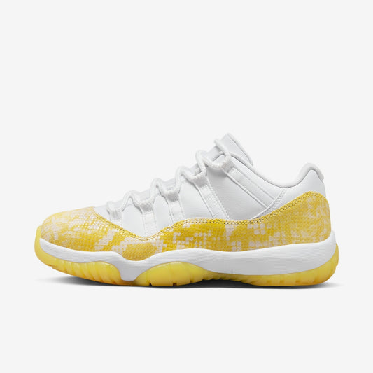 (Women's) Aithtr Jordthtan 11 Retro Low 'Yellow Snakeskin' (2023) AH7860-107
