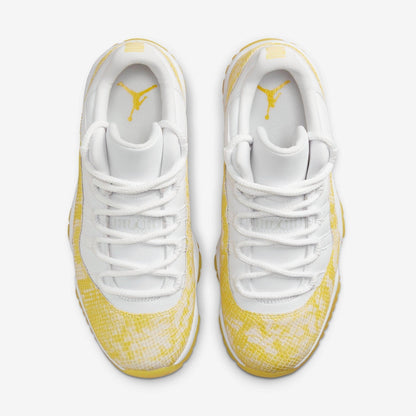 (Women's) Aithtr Jordthtan 11 Retro Low 'Yellow Snakeskin' (2023) AH7860-107