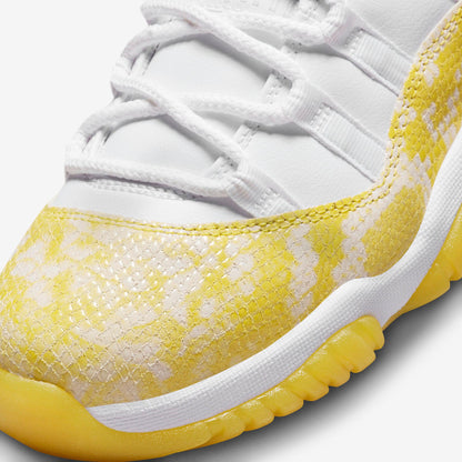 (Women's) Aithtr Jordthtan 11 Retro Low 'Yellow Snakeskin' (2023) AH7860-107