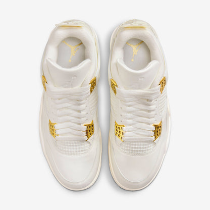 (Women's) Aithtr Jordthtan 4 Retro 'Metallic Gold' (2024) AQ9129-170