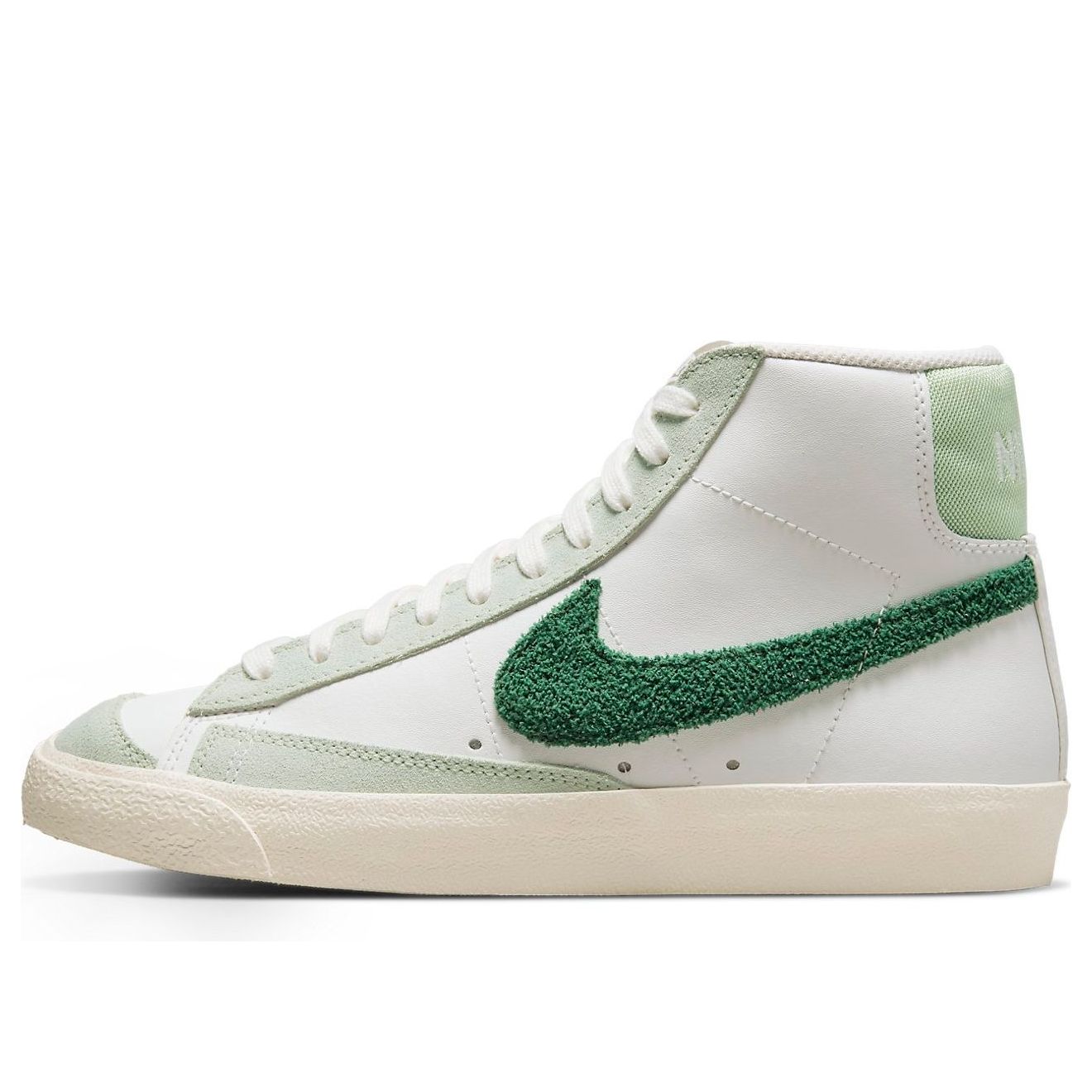 (WMNS) Nithtke blathtzer Mid '77 'Chenille Swoosh - White Gorge Green' DX8959-100