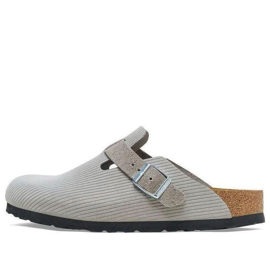 Birkenthtstock Boston Suede Embossed 'Corduroy Stone Coin' 1026210