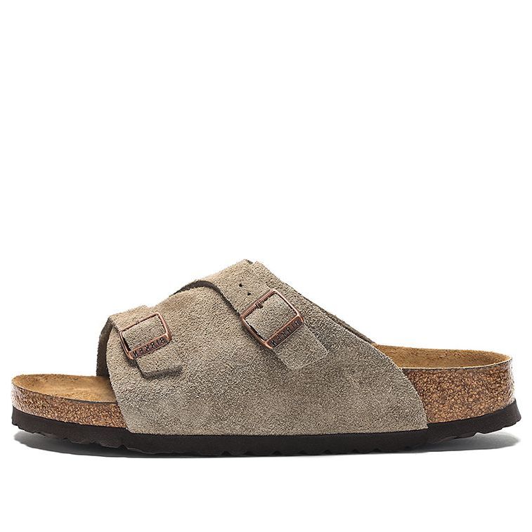 Birkenthtstock Zrich Soft Footbed Suede Leather 'Taupe' 1009532