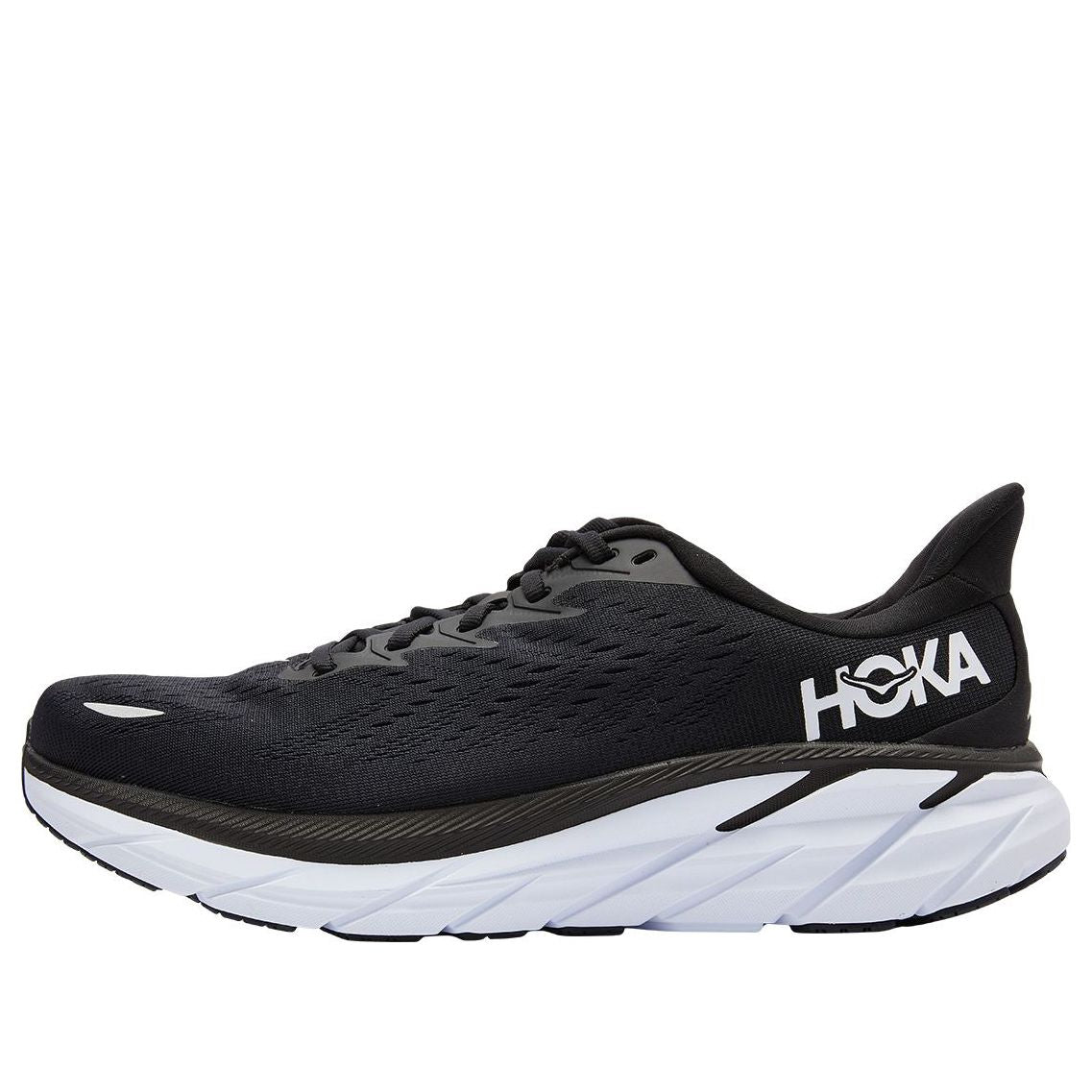 Hothtka ONE ONE Clifton 8 2E Wide 'Black White' 1121374-BWHT
