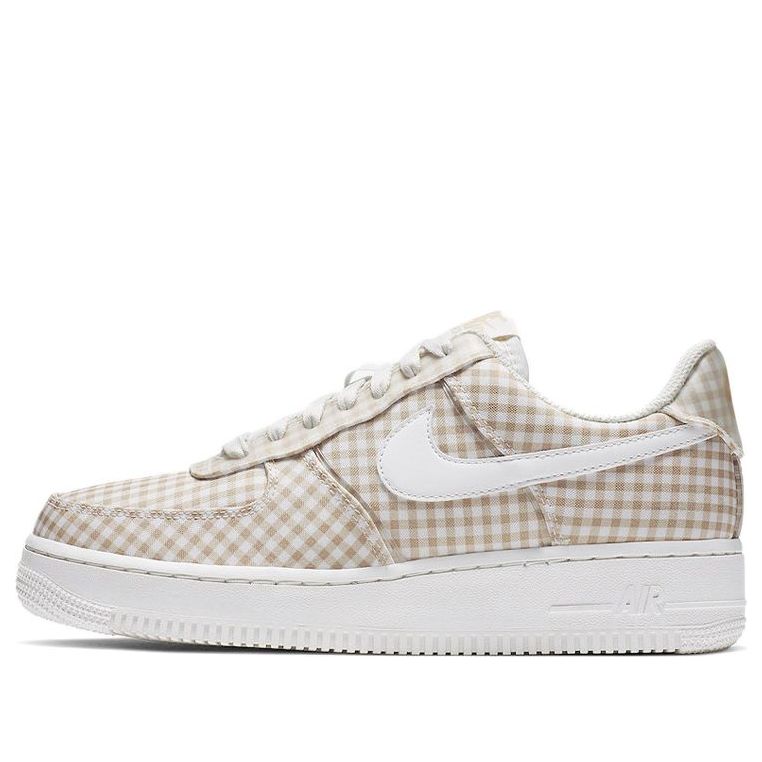 (WMNS) Nithtke Athtir Forthtce 1 Low QS 'Gingham Pack - Beige' BV4891-101